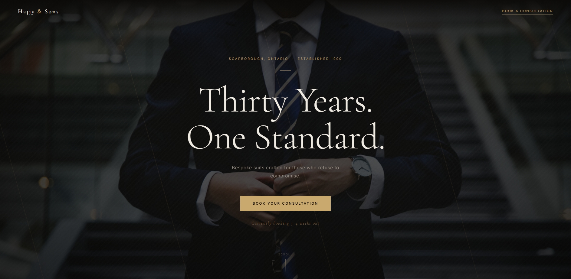 Hajjy & Sons site preview